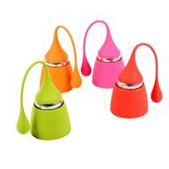 ETvalley Silicone Tea Infuser with Stainless Steel Strainer for Loose Leaf- for Cup, Mug or Teapot, Set of 4-Blue... N13
