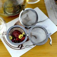 Fu Store 2pcs Stainless Steel Mesh Tea Ball 2.1 Inch Tea Infuser Strainers Tea Strainer Filters Tea Interval Diffuser... N4