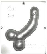 Large Curved Penis Chocolate Candy Mold 765