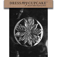 Dress My Cupcake DMCC400A Chocolate Candy Mold, Poinsettia Pour Box-Top, Christmas