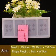 Sher Pocker Pair Shape Chocolate Plugin Mold for Cake Decoration Silicone Material N3