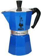 Bialetti Color Espresso Coffee Maker . Designer Blue. 6 cup