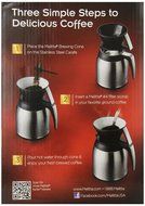 Melitta 10 Cup Pour Over Coffee Brewer with Stainless Thermal Carafe