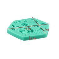 Generic Silicone Sugarcraft Fondant Cake Decorating Halloween Skull Mould Mold N5