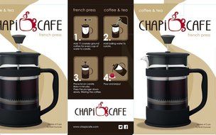 French Press by Chapi Cafe for Coffee and Tea - Coffee Maker - 34 Ounces - 4 Cups N6