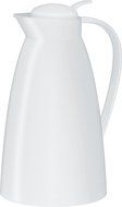 alfi Glass Vacuum Frosted Plastic Carafe, 1 L, White