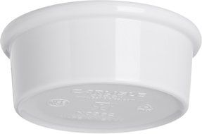 Carlisle 036202 SAN Standard Ramekin, 2.50-oz. Capacity, 1.12 x 3.00", White (Case of 48) N2
