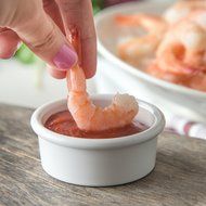 Carlisle 036202 SAN Standard Ramekin, 2.50-oz. Capacity, 1.12 x 3.00", White (Case of 48) N3