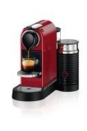 Nespresso C122-US-CR-NE Citiz &amp; Milk Espresso Machine, Red