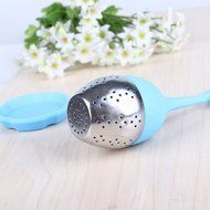 PersuingTech 3 Colors Food-grade Silicone Leaf Tea Ball Tea Bag Filter Creative Stainless Steel Insulation Tea... N5