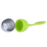 PersuingTech 3 Colors Food-grade Silicone Leaf Tea Ball Tea Bag Filter Creative Stainless Steel Insulation Tea... N8