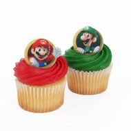 Super Mario 24 Cupcake Rings N2
