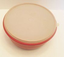 Vintage Tupperware Red Mixing Bowl 12 Cups #272 N2