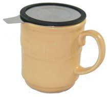 Bellford Home Loose Leaf Stainless Steel, Steep-In-Cup Tea Infuser with Tea Spoon (Black) N9