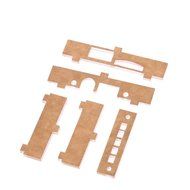 KKmoon Acrylic DIY Case Cover Shell for USB DC 5V Bluetooth 2.1 Audio Receiver Board Wireless Stereo Music Module... N9