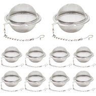 Fu Store 2pcs Stainless Steel Mesh Tea Ball 2.1 Inch Tea Infuser Strainers Tea Strainer Filters Tea Interval Diffuser... N6