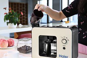 Haier Brew Automatic Coffee Makers 4 Cup with Grinder Espresso Machines N8