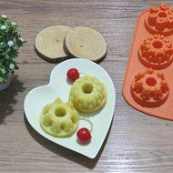 Cake Bread Molds, 2PCS YYP [6 Cavity Castle Shape Mold] Silicone Cake Bread Making Mold for Home Baking - Reusable... N5