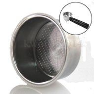 Coffee 2 Cup 51mm Non Pressurized Filter Basket For Breville Delonghi Krups N6