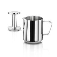 New Star Foodservice 28829 Commercial Grade Stainless Steel 18/8 12 oz Frothing Pitcher and Die Cast Aluminum... N4