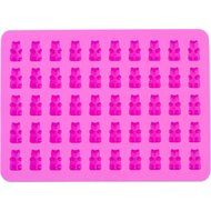 ROSE PINK 3 PACK - 150 COUNT - SILICONE GUMMY BEAR MOLDS WITH BONUS EASY APPLICATOR N5