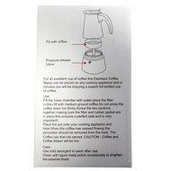 KurtzyTM 6 Cup Stainless Steel Espresso Coffee Cup Maker Italian Style Stove Top Pot N5