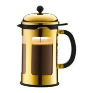 Bodum 11173-17 12 Cup Chambord French Press Coffee Maker, 51 oz, Gold