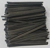 Black Matte Paper Twist Ties 100 Count 3 1/2" Length Candy Making Supplies