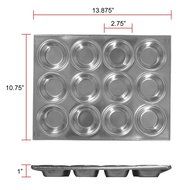 Thunder Group 12 Cup Muffin Pan N3