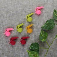 Merssavo 5Pcs Cute Silicone Snail Shape Tea Bag Holder Hanging Clip Hanger for Cup Mug ( Random Colour ) N2