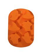 Halloween Ghosts Silicone Candy Jello Baking Mold (Orange) N4