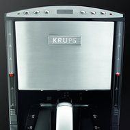 KRUPS KM720D50 Programmable Coffee Maker with Stainless Steel Housing, 12-Cup, Silver N4