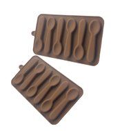 TANGCHU 2 PCS/SET Silicone Baking Mold Soap Mold Chocolate Mold Candy Baking Mold Spoon Shape N2