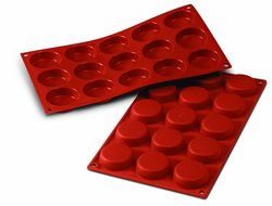 Silikomart SF045/C Silicone Classic Collection Mold Shapes, Circle, Medium