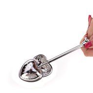 Heart Shape Push Style Tea Infuser Strainer N8