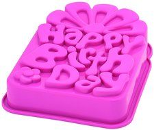 Pavoni - Happy Birthday Silicone Cake Mould N2