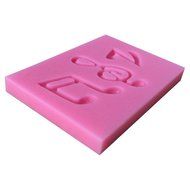 Karen Baking Music Notes Shape 3D Silicone Fondant Cake Mould Pink N5
