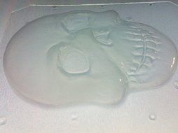 Flexible Resin or Chocolate Mold Skull
