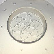 Flexible Resin Mold Sacred Geometry Seed of Life 2" Diameter X 1/2" Deep N2