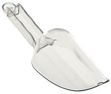 Update International SCP-12C Polycarbonate Plastic Scoop, Clear, 12-Ounce, Set of 4 N3