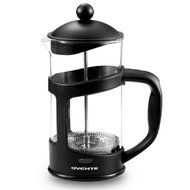 Ovente FPT12B 12oz French Press Coffee Maker, Great for Brewing Coffee and Tea, 3 cup, Black N16