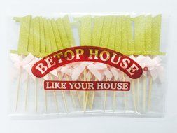 Betop House It&#039;s a Boy Glitter Gold and Blue Ribbon Bow-knot 1st Birthday Anniversary Event Party Cake Cupcake... N4