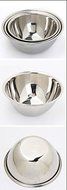 18/10 Stainless Steel Mixing Bowl 18cm/20cm/22cmm K0254