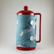Inspired Message, French Press Cozy Cover, 8 cup N4