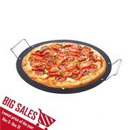 15-inch BBQ Pizza Pan, Arctic Monsoon, Non-stick Safety Coated Thick Gauge Cold Rolled Steel Material Grill Topper... N6