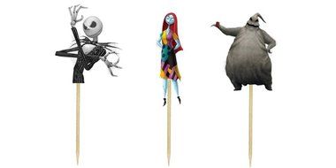 Nightmare Before Christmas Cupcake Toppers