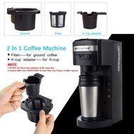 Coffee Cup Set Yummy Sam Stainless Steel 140ml Coffee / Milk Cup with Spoon and Saucer Double Wall Beverage Mug... N8