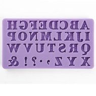 Anyana Alphabet Letter Silicone Fondant Mould Sugar Paste Cake Cupcake Icing N4