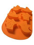 Halloween Ghosts Silicone Candy Jello Baking Mold (Orange) N7