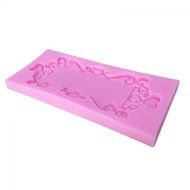 Genenic DIY Baking Silicone Fondant Mould Cake Mirror Frame Mold N4